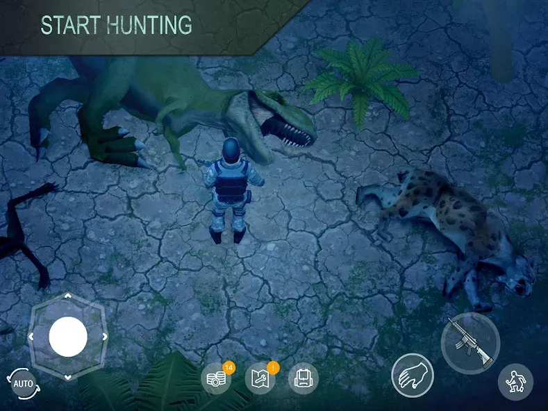 Взломанная Jurassic Survival [MOD: безлимитные ресурсы и открыты рецепты] на Андроид — скриншот 2