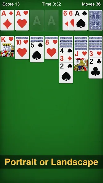 Klondike Solitaire - Patience [MOD: без рекламы и много подсказок] на Андроид — скриншот 2