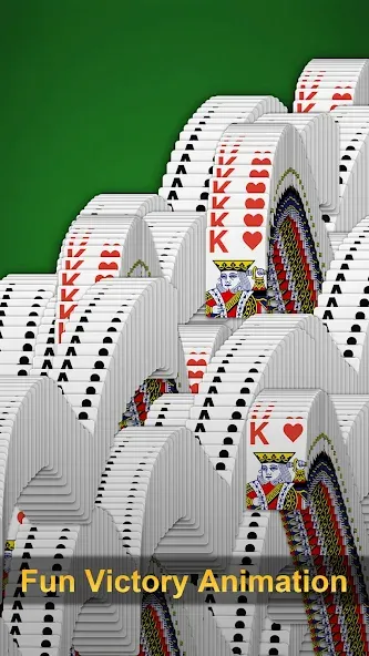 Klondike Solitaire - Patience [MOD: без рекламы и много подсказок] на Андроид — скриншот 3