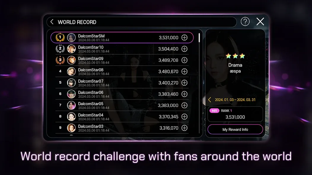 SUPERSTAR SMTOWN [MOD: безлимитные алмазы и открыты все песни] — Скачать бесплатно (APK) — скриншот 4