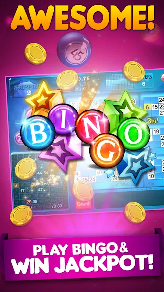 Скачать Bingo 90 Live : Vegas Slots [MOD: безлимитные монеты и бонусы] — скриншот 3
