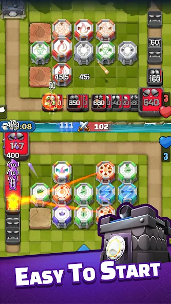Tower Defense PvP:Tower Royale [MOD: безлимитные монеты и усиленные башни] — Скачать бесплатно (APK) — скриншот 3