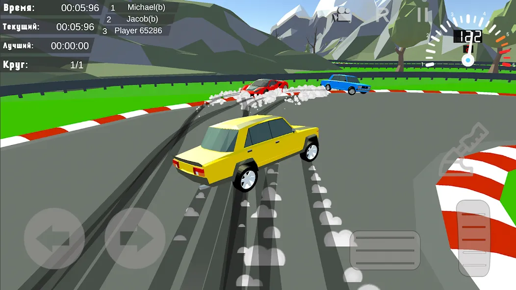 Взломанная Drift in Car [MOD: много денег и все машины открыты] на Андроид — скриншот 2