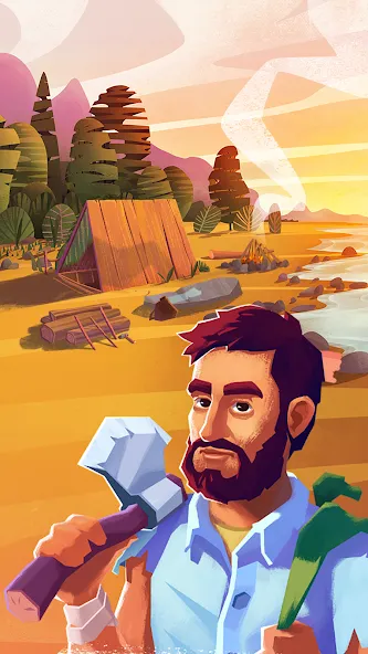 Скачать Survival Craft Quest [MOD: безлимитные ресурсы и крафт] на телефон — скриншот 3