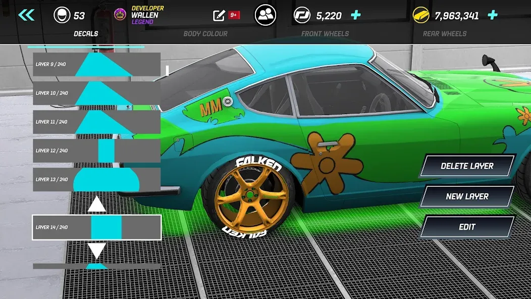 Torque Drift [MOD: безлимитные деньги и топливо] последняя версия — скриншот 1