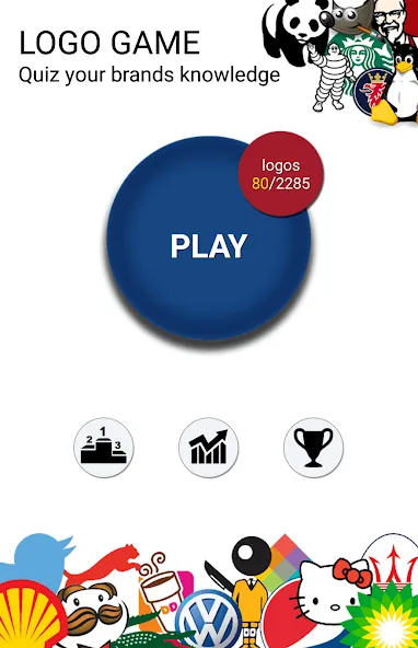Скачать Quiz: Logo game [MOD: открыты все уровни и подсказки] на телефон — скриншот 1