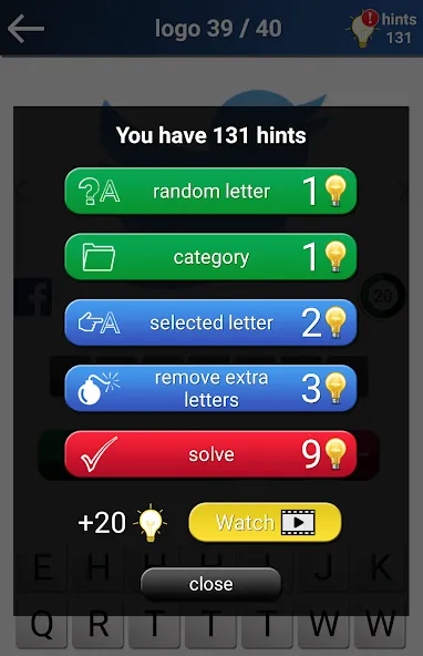 Скачать Quiz: Logo game [MOD: открыты все уровни и подсказки] на телефон — скриншот 4
