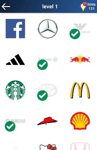 Скачать Quiz: Logo game [MOD: открыты все уровни и подсказки] на телефон — скриншот 5