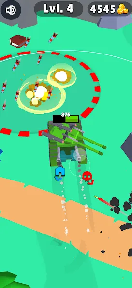 Tank Commander: Army Survival [MOD: безлимитные ресурсы и усиленная броня] последняя версия — скриншот 4