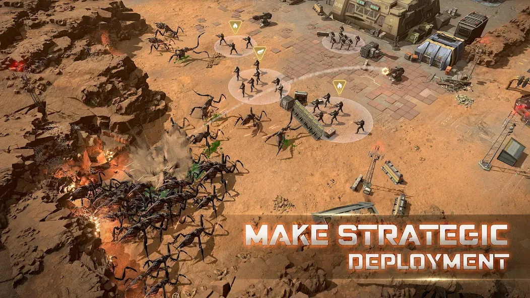Скачать Marsaction: Infinite Ambition [MOD: безлимитные ресурсы и энергия] на телефон — скриншот 3