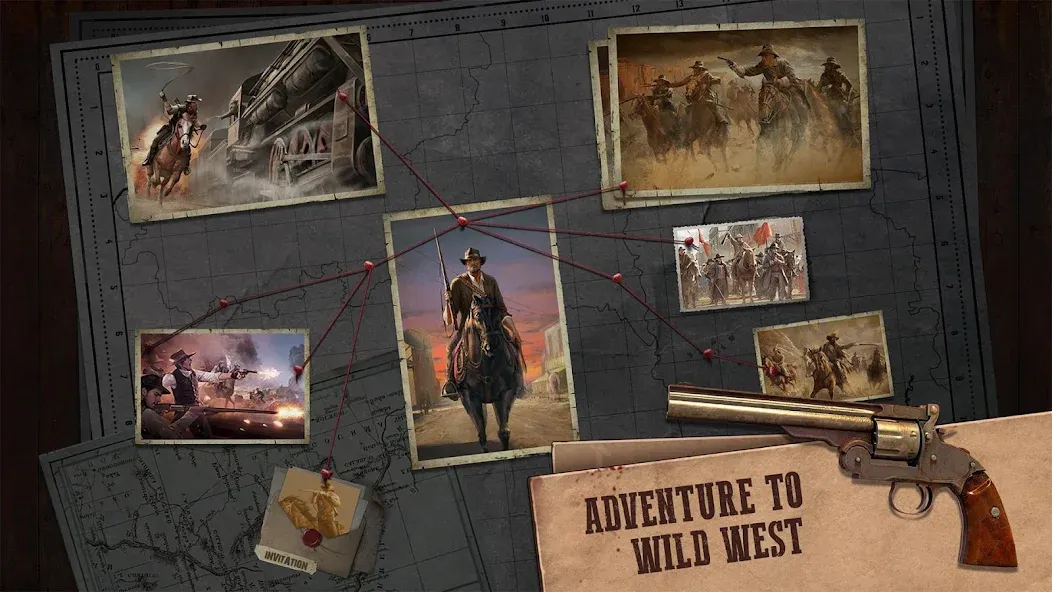 Скачать West Game [MOD: безлимитные ресурсы и быстрая прокачка] — скриншот 1