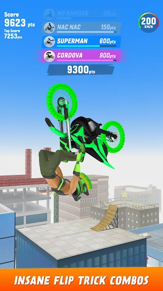 Max Air Motocross [MOD: безлимитные деньги и все мотоциклы] на Андроид — скриншот 3