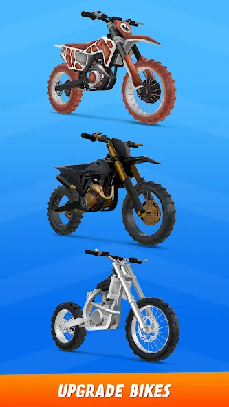 Max Air Motocross [MOD: безлимитные деньги и все мотоциклы] на Андроид — скриншот 4