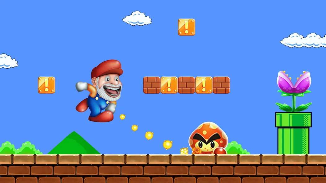 Скачать Super Run Go - Classic Game [MOD: много монет и все уровни открыты] — скриншот 2