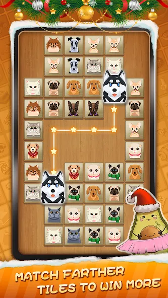 Tile Connect - Matching Games [MOD: без рекламы и все уровни открыты] последняя версия — скриншот 3