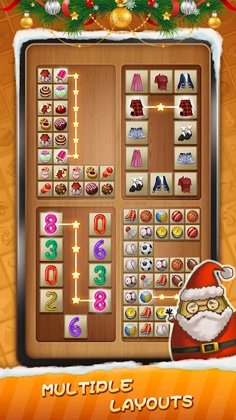 Tile Connect - Matching Games [MOD: без рекламы и все уровни открыты] последняя версия — скриншот 5