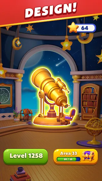Взломанная Bubble Shooter Royal Pop [MOD: безлимитные монеты и жизни] на Андроид — скриншот 2