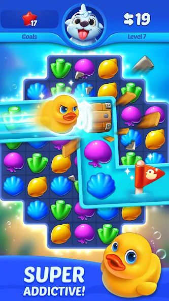 Ocean Match [MOD: безлимитные жизни и монеты] — Скачать бесплатно (APK) — скриншот 3