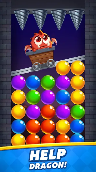 Скачать Bubble Shooter [MOD: безлимитные жизни и бонусы] на телефон — скриншот 3