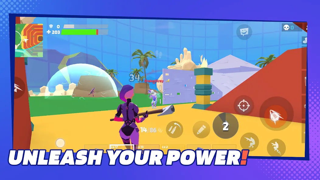 1v1.LOL - Battle Royale Game [MOD: улучшенная графика и безлимитные ресурсы] (Бесплатно / APK) — скриншот 1