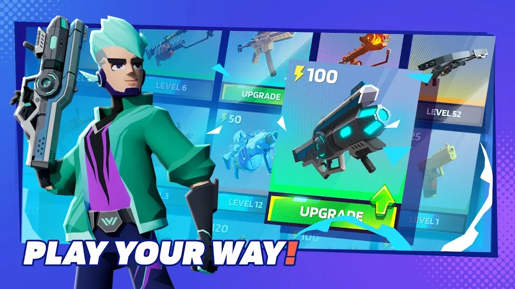 1v1.LOL - Battle Royale Game [MOD: улучшенная графика и безлимитные ресурсы] (Бесплатно / APK) — скриншот 3