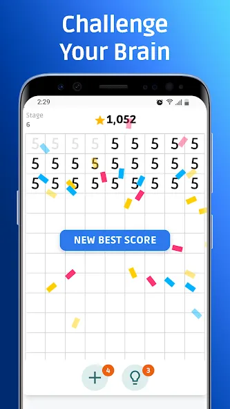 Number Crunch - Number Games [MOD: безлимитные подсказки и жизни] (Бесплатно / APK) — скриншот 1