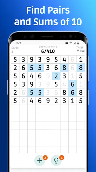 Number Crunch - Number Games [MOD: безлимитные подсказки и жизни] (Бесплатно / APK) — скриншот 2