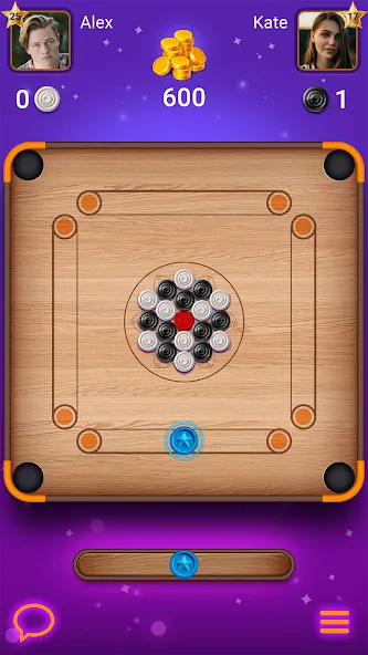 Скачать взлом Carrom Lure - Disc pool game [MOD: безлимитные монеты и все уровни] — скриншот 4