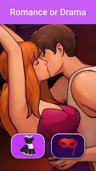LUV: Anime Girls Adult Game XX [MOD: открыты все сцены и уровни] — Скачать бесплатно (APK) — скриншот 3