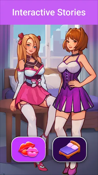 LUV: Anime Girls Adult Game XX [MOD: открыты все сцены и уровни] — Скачать бесплатно (APK) — скриншот 4