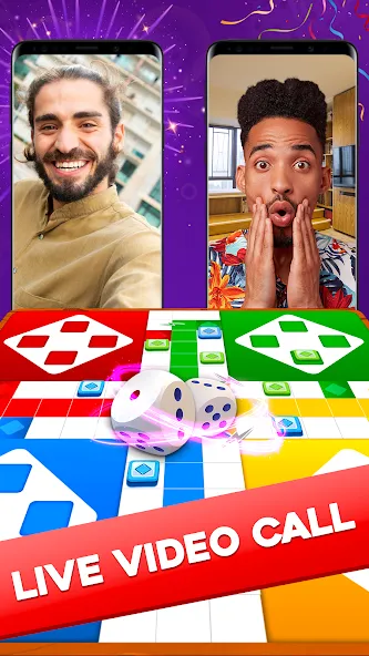 Скачать взлом Ludo Lush-Game with Video Call [MOD: безлимитные монеты и видеозвонки] — скриншот 2