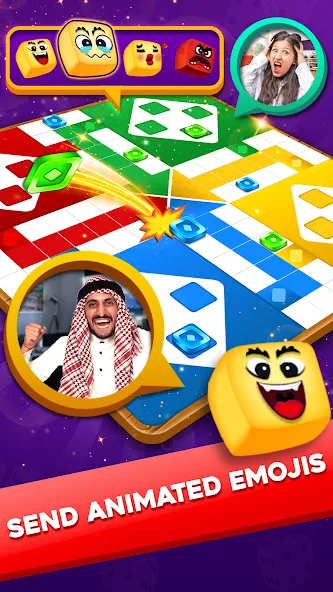 Скачать взлом Ludo Lush-Game with Video Call [MOD: безлимитные монеты и видеозвонки] — скриншот 3