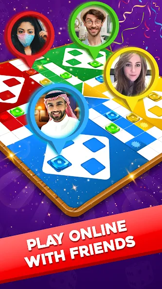 Скачать взлом Ludo Lush-Game with Video Call [MOD: безлимитные монеты и видеозвонки] — скриншот 4