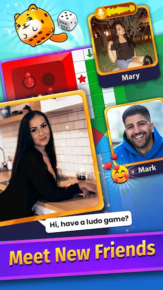 Ludo Game COPLE - Voice Chat [MOD: голосовой чат и безлимитные монеты] на Андроид — скриншот 3