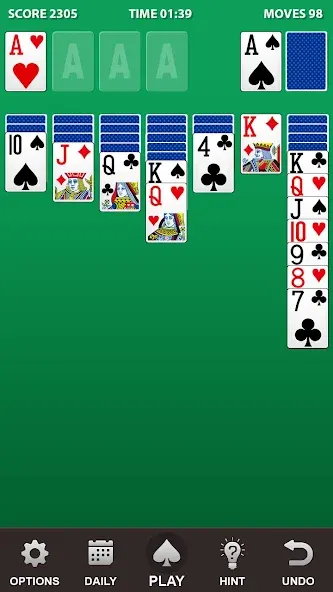 Solitaire. [MOD: без рекламы и безлимитные подсказки] — Скачать бесплатно (APK) — скриншот 5