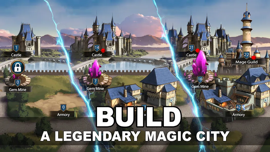 Era of Magic Wars [MOD: безлимитные ресурсы и усиленная магия] последняя версия — скриншот 1