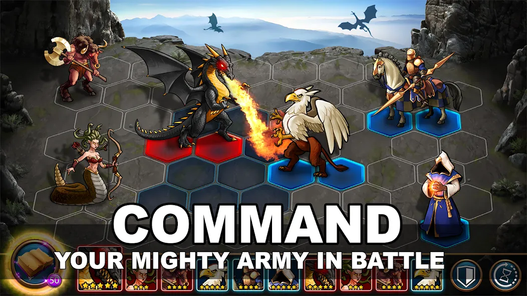 Era of Magic Wars [MOD: безлимитные ресурсы и усиленная магия] последняя версия — скриншот 5