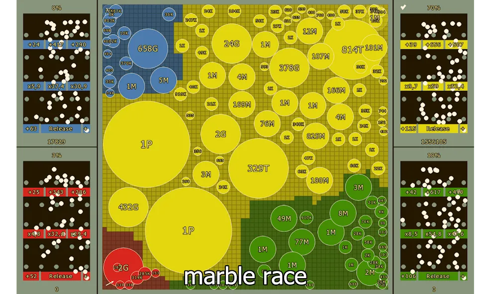 Marble Race and Territory War [MOD: безлимитные монеты и открыты все уровни] на Андроид — скриншот 4