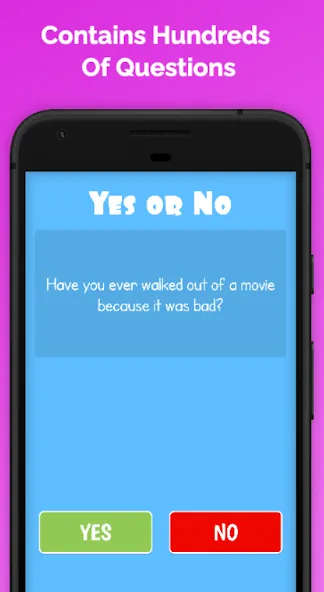 Взломанная Yes or No [MOD: безлимитные подсказки и жизни] на Андроид — скриншот 1