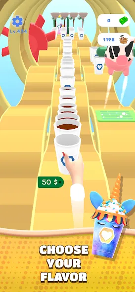 Скачать Coffee Stack [MOD: безлимитные деньги и все уровни] — скриншот 1