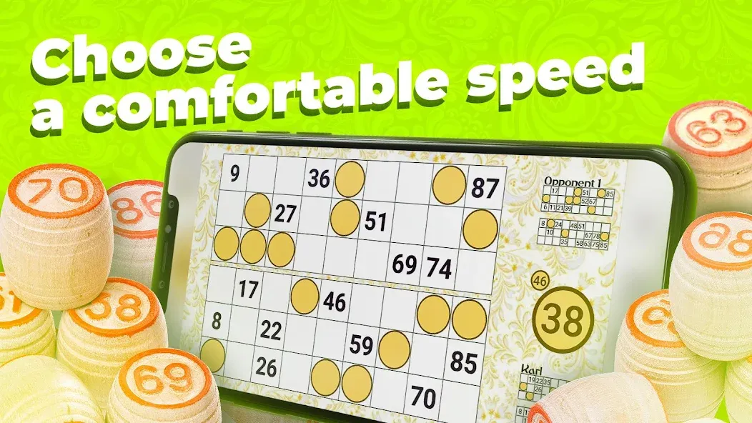 Взломанная Russian Loto - 90 Ball Bingo [MOD: безлимитные монеты и все билеты] на Андроид — скриншот 2