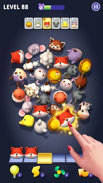 Скачать Matching Fun: Match Triple 3D [MOD: безлимитные подсказки и монеты] на телефон — скриншот 1