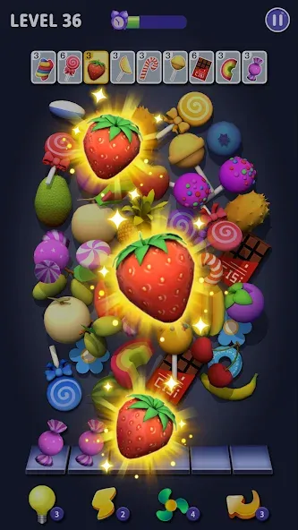 Скачать Matching Fun: Match Triple 3D [MOD: безлимитные подсказки и монеты] на телефон — скриншот 4
