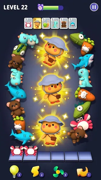 Скачать Matching Fun: Match Triple 3D [MOD: безлимитные подсказки и монеты] на телефон — скриншот 5