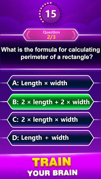 Скачать Math Trivia - Quiz Puzzle Game [MOD: безлимитные подсказки и открыты все уровни] на телефон — скриншот 3