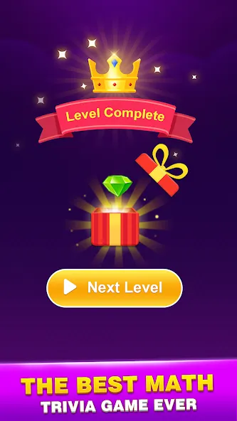 Скачать Math Trivia - Quiz Puzzle Game [MOD: безлимитные подсказки и открыты все уровни] на телефон — скриншот 5