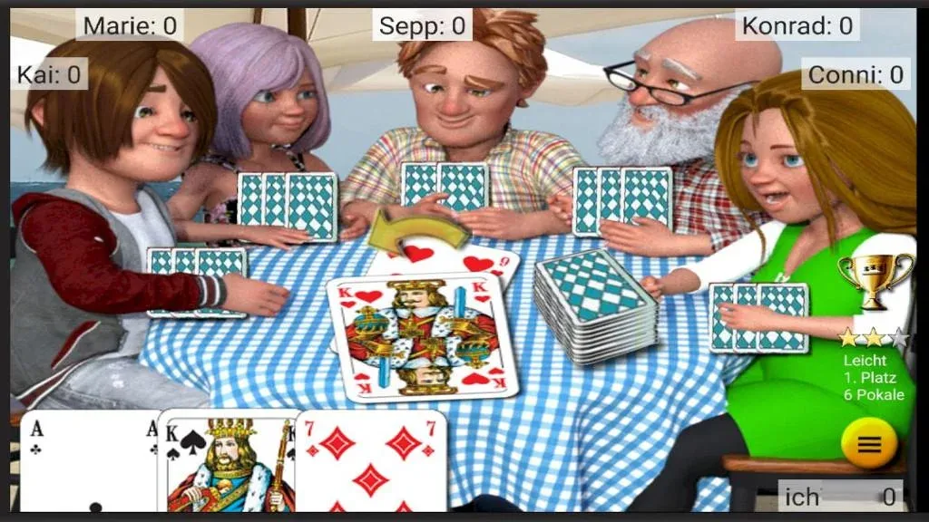 Mau Mau am Stammtisch [MOD: классическая карточная игра с бонусами] последняя версия — скриншот 5