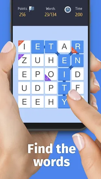 Скачать Words of Clans — Word Puzzle [MOD: подсказки и жизни без ограничений] — скриншот 1