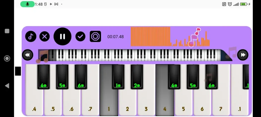Скачать Melodica Simulator [MOD: все мелодии разблокированы и бесконечные ноты] на телефон — скриншот 1