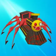 Скачать Merge Spider Train [MOD: безлимитные деньги и ресурсы]